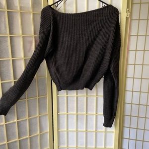 BooHoo off shoulder sweater